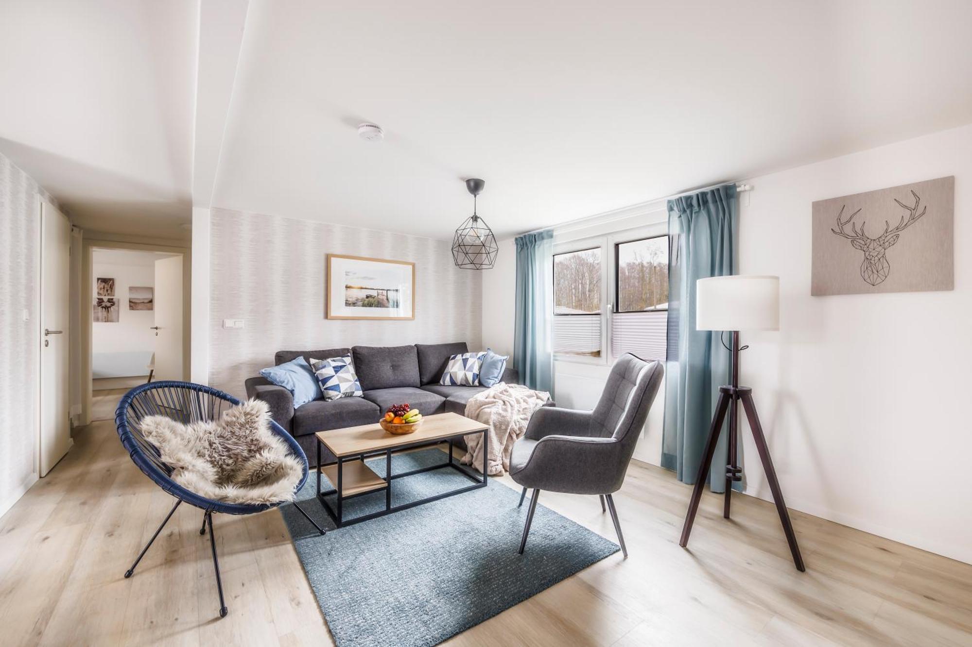 Ferienhaus Waldgefluester 70 Qm I Ueberdachte Terrasse I 2 Schlafzimmer I Strandnah Joachimsthal  Kültér fotó
